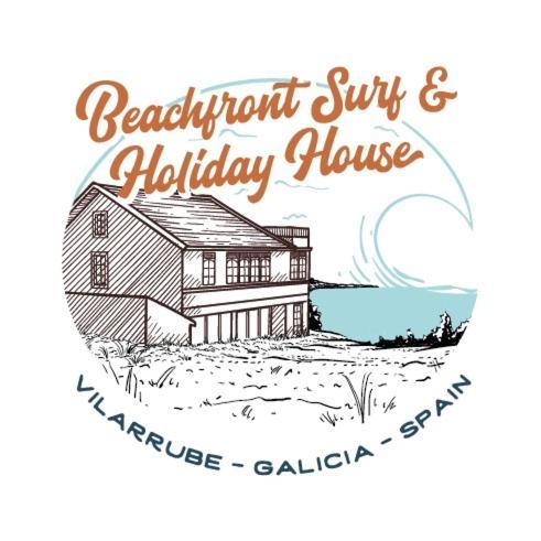 Beachfront Surf & Holiday House, Charming & Quiet Valdoviño Eksteriør billede